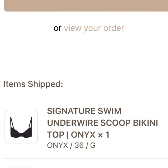 Skims Signature Swim Underwire Scoop Bikini Top - Picture 6 of 6